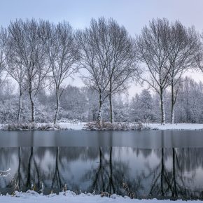 Sneeuw in Almere